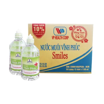 Nước Muối Vĩnh Phúc 500ml Thùng 20 Chai